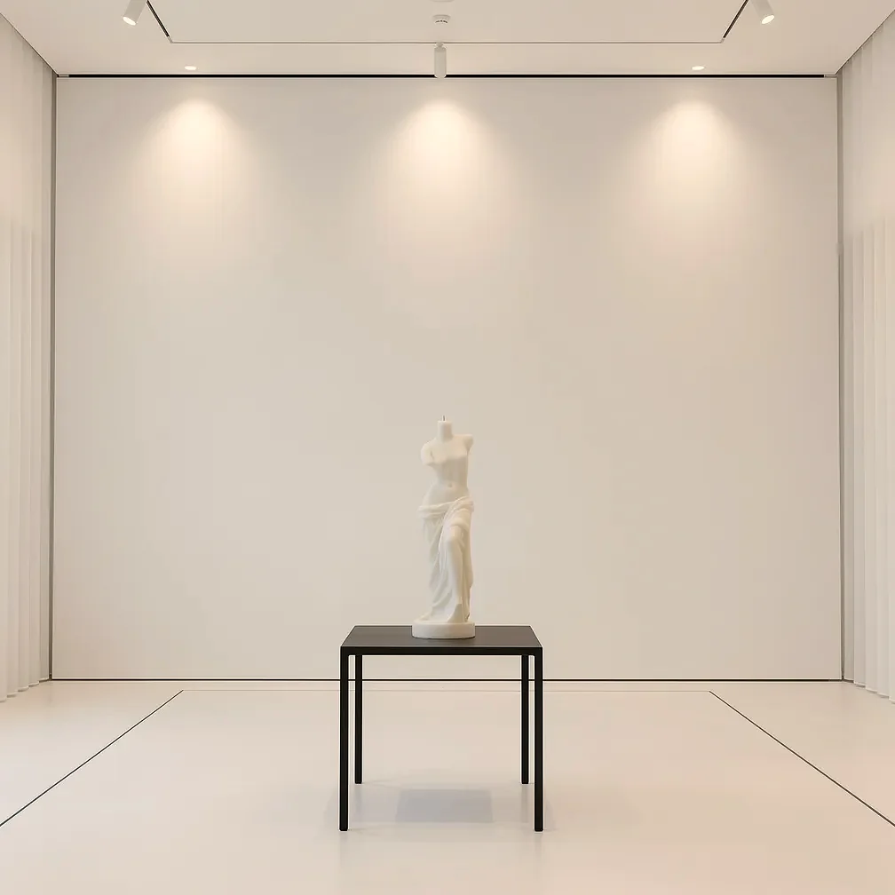 Canney sculptural candle