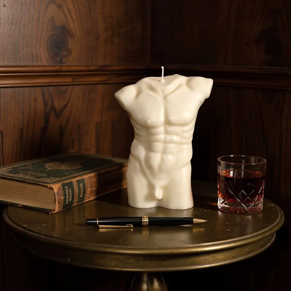 Vash sculptural candle