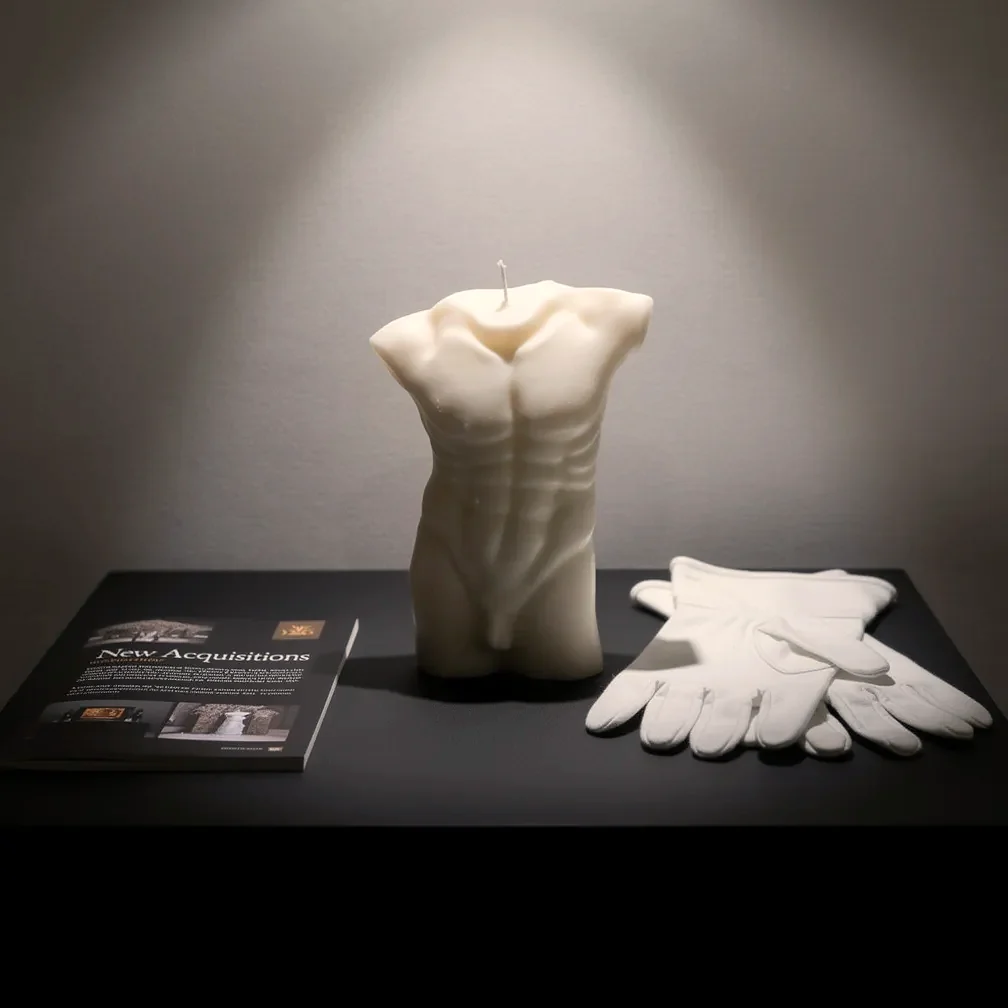 Vash sculptural candle