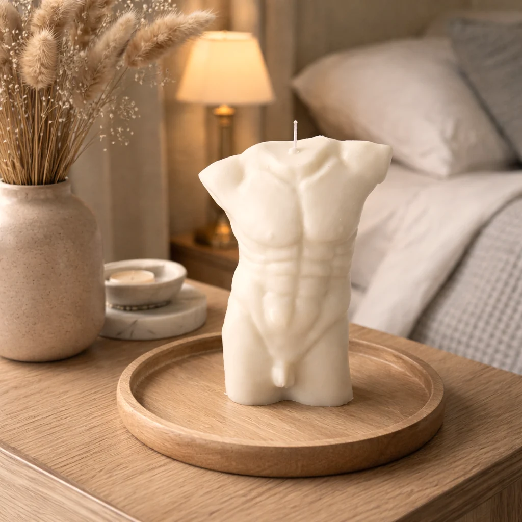 Vash sculptural candle